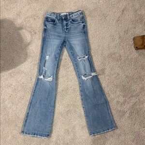 Distressed Blue Women's Jeans